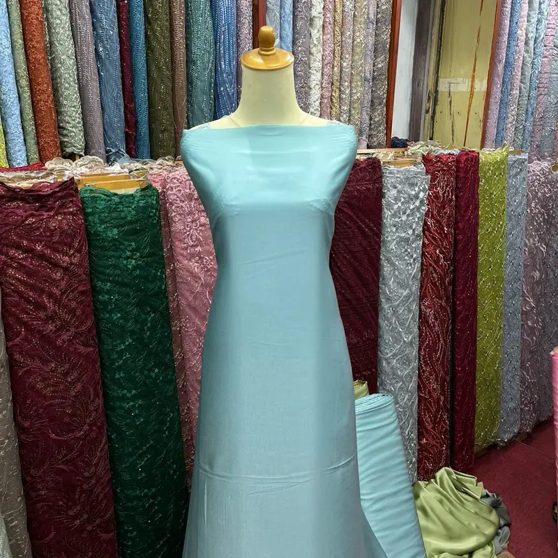 Bahan bridesmaid kain satin seragam by maxmara silk 1