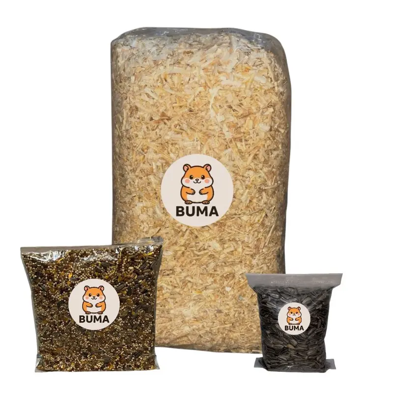BUMA Makanan Hamster Paket Bundling Hemat Pakan Mix 300gr Serbuk Jati Belanda 300gr Kuaci 100gr Ideal untuk Pecinta Hamster Belanja Hemat