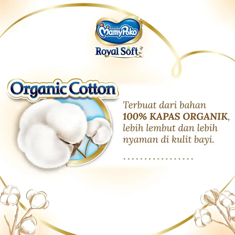 MamyPoko Perekat Royal Soft Organic - Popok Tape 2