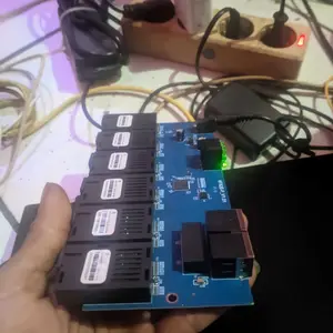 PCB Board 2 RJ45 6 SC FO Ethernet Converter Bonus Adaptor