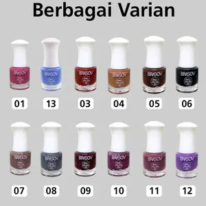 Kutek Brasov Peel Off 9ml | Cat Kuku peel off  Halal  BPOM
