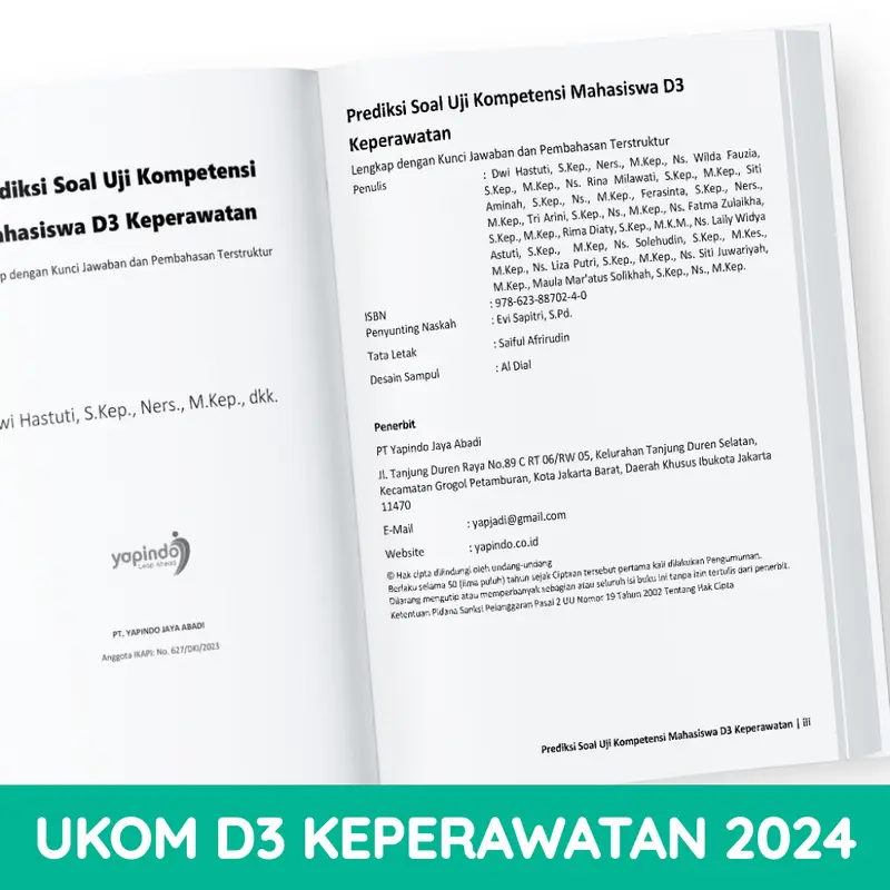 UKOM Academy Buku Prediksi Soal UKOM Mahasiswa Pendidikan D3 Keperawatan Edukasi 4