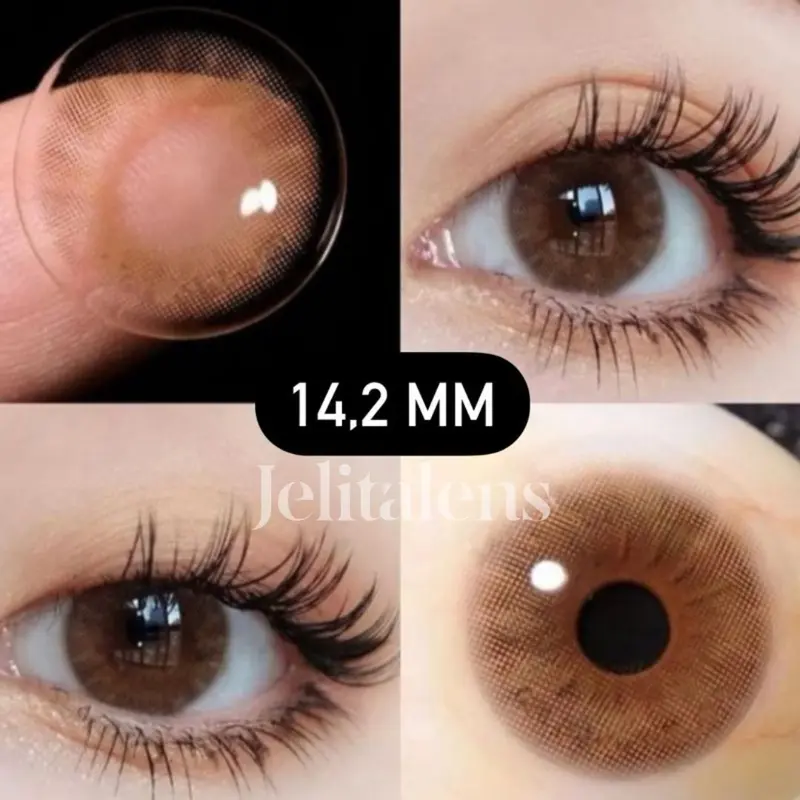 J65 Softlens Coklat Brown 14,2 MM Tanpa Ring Natural Daily  / Softlens Brown Natural / Softlens Daily / Softlens Coklat Natural / Softlens Daily / Soflen Coklat / Softlen Brown / Soflen Brown / Softlens No Ring / Softlens Murah / Jelitalens 0