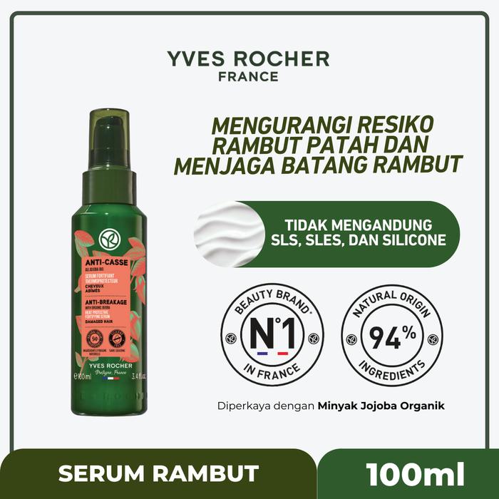 Gambar Yves Rocher Serum Repair Anti-Breakage Fortifying 100 ml - Organic Jojoba Oil - Mengurangi Resiko Rambut Patah dari Yves Rocher Indonesia Kota Administrasi Jakarta Utara Tokopedia