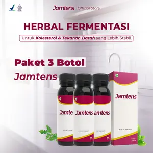 Jamtens Herbal Fermentasi FITOBIOTIK 3 Box Minuman Kombinasi Sirih Merah & Seledri Membantu Turunkan Kolesterol Stabilkan Tekanan Darah Jaga Kesehatan Jantung Nikmat Diminum Nyaman Dilambung