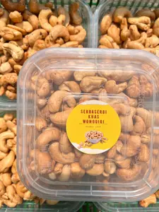 Kacang Mete siap cemil Matang UTUH mede SKw Kering Rasa Asin Original TOPLES