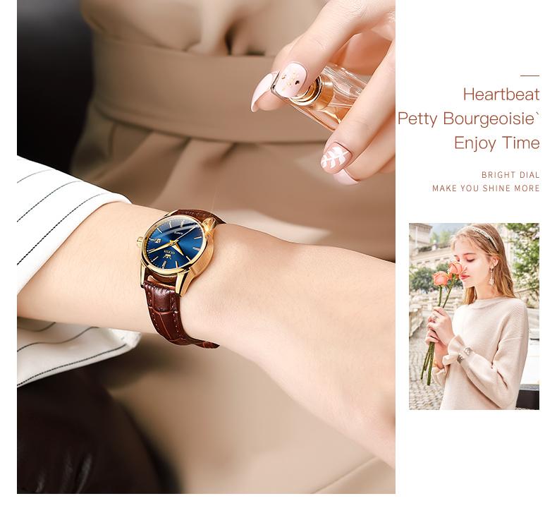 Product Introduction of OLEVS #6898 Fashion Casual Women Quartz Watch Waterproof Watch Top Brand Luxury Simple Business Sports Wristwatches For Ladies Girls Students Female Gift 14