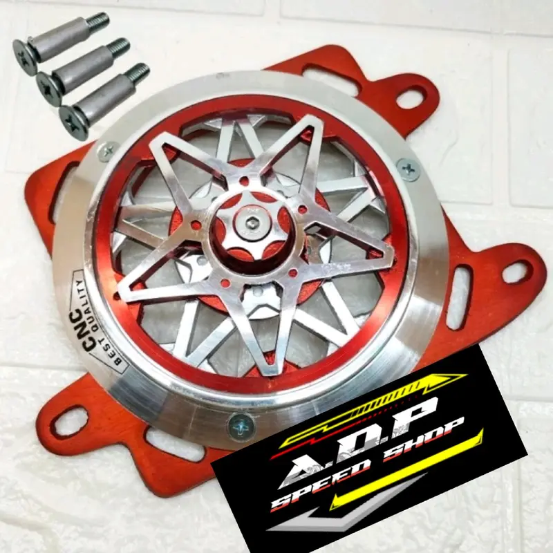 Cover Radiator set spiner motif bintang CNC Vario 125 150 PCX 150 ADV 150 set baut Engine Motor 2