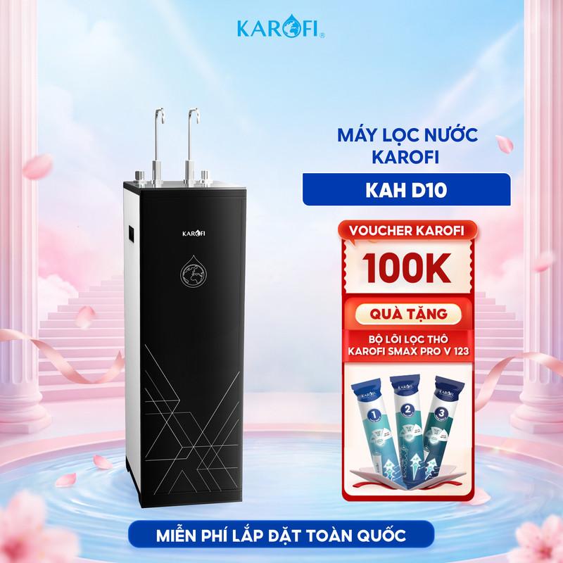 Máy lọc nước nóng nguội 10 lõi lọc Smax Karofi KAH-D10