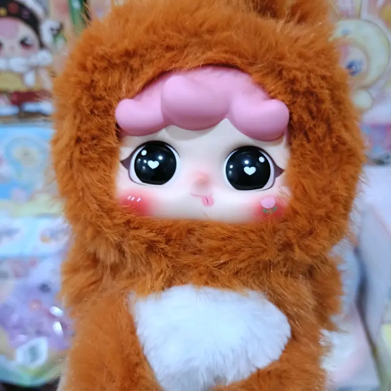 boneka baby three big head bunny mata air/nommi/lily rabbit/lucky cat Zipper/secret big head/sun go kong/diudiu/anya/macaron 5