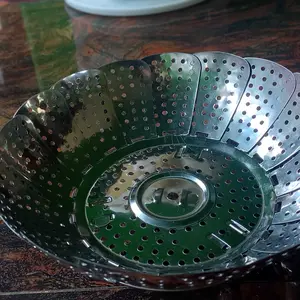 Qiek Alat Kukus Bentuk Bunga Alat Kukus Stainless Steel Alat Tatakan Kukus Bunga Kukusan Serbaguna