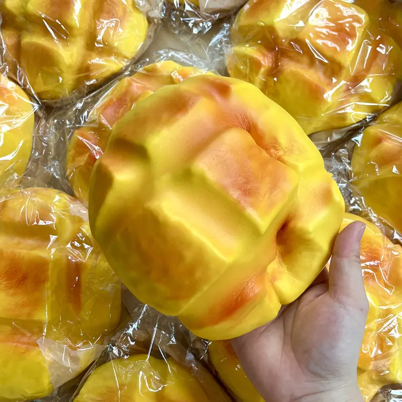 Đồ Chơi Squishy, Cỡ Lớn, Phục Hồi Chậm, Hình Búi Tóc Dứa, Được Làm Bằng Chất Liệu PU, Mềm Mại Và Dính, Thích Hợp Để Giảm Căng Thẳng 2