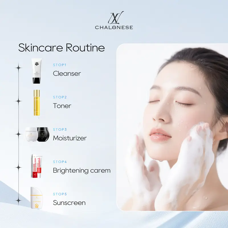 【BPOM】CHALONESE PEMUTIHAN FACIAL WASH 150gr Daily Gentle Facial Cleanser Facial Wash Wajah Muka Cleansing Pencuci Kering Berminyak Mencerahkan Berjerawat Hitam 3
