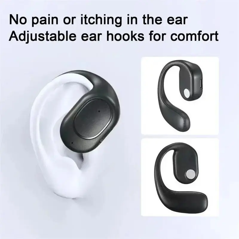 Tai nghe không dây Bluetooth , tai nghe có micrô, dẫn truyền xương, rảnh tay, khử tiếng ồn, để lái xe, Audifonos Nhét Tai Nghe Nhạc Earphone 3
