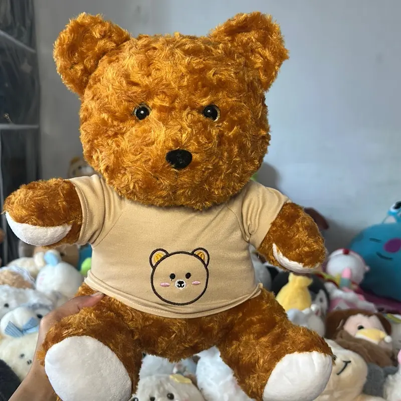 Bear coklat baju cream jumbo tz