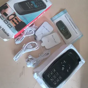 EMS Alat Terapi Stroke Stimulasi Otot Pijat Elektrik dengan Bantalan Gel Pemijat Tubuh TENS Elektrik 9 Mode Stimulator Otot Denyut Nadi Dapat Diisi Ulang USB Dapat Disesuaikan untuk Pereda Nyeri Leher, Punggung, dan Bahu