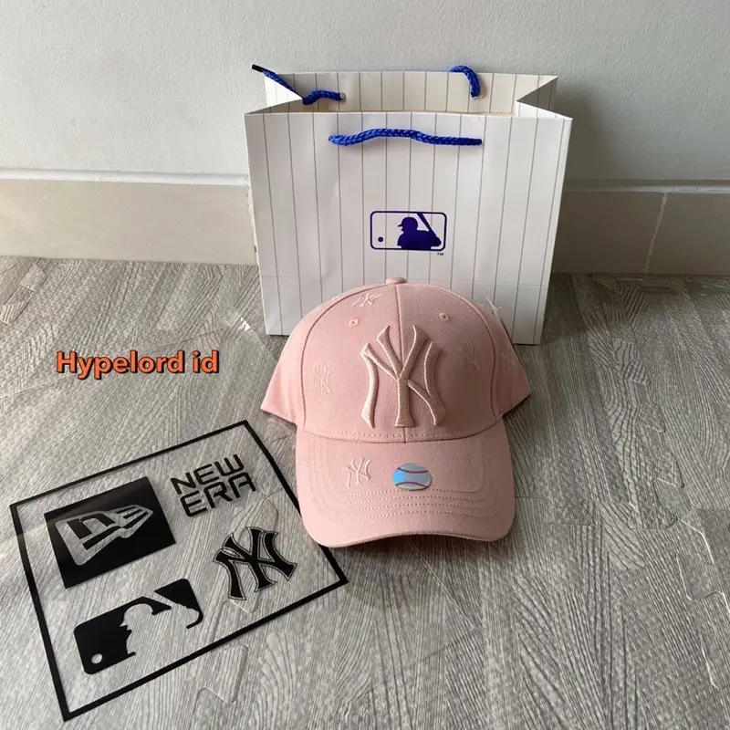 Topi Ny NewYork Cap Pink Ny Ny