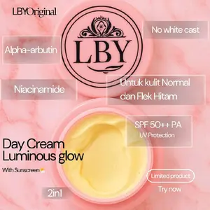 sunscreen lby bpom spf 50 tidak dempul lembut creamy tidak lengket