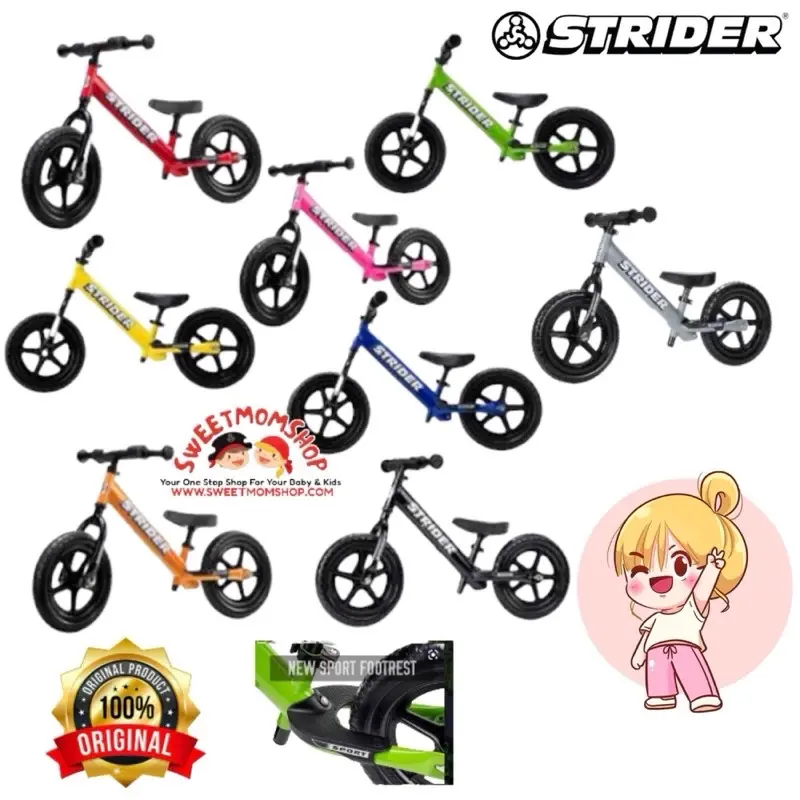 STRIDER 12 SPORT balance bike push bike anak