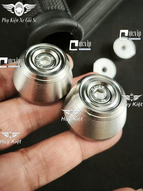 Cặp Gù Tay Lái Salaya Kiểu V6 Inox 304 Đặc Gắn Wave, Dr, Fu, Si, Cub, PCX, NVX, Vario, Vision, Jupiter, SH, Luvias, Mio, Win, Ex, Satria, Raider, R15 MS5958