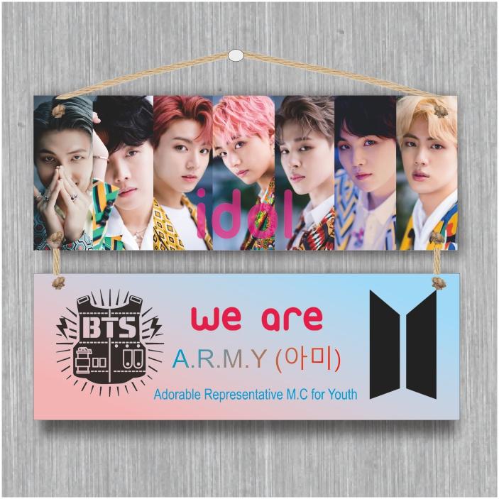 Fankit hiasan dinding BTS series 2
