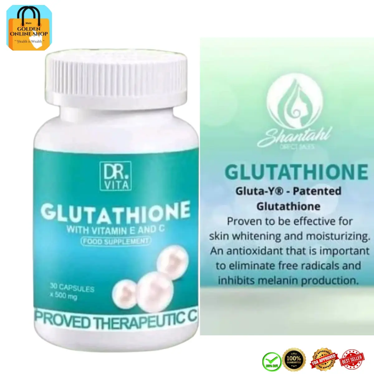 DR VITA GLUTATHIONE WITH VITAMIN E & C 30 CAPSULES ANTIOXIDANT & HELPS SKIN WHITENING Healthcare Fitness Supplement Edible Dietary Beauty Nail Hair Glow - TikTok Shop Philippines DR VITA GLUTATHIONE WITH VITAMIN E & C 30 CAPSULES ANTIOXIDANT & HELPS SKIN WHITENING Healthcare Fitness Supplement Edible Dietary Beauty Nail Hair Glow - TikTok Shop Philippines