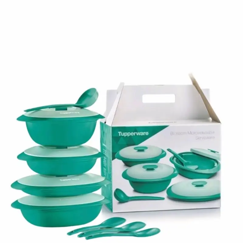 TUPPERWARE BLOSSOM SERVEWARE SET setpinggan mangku - TikTok Shop Malaysia