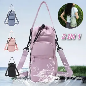 Tas Selempang Botol Minum / Sling Bag Tumbler Travel Water Repellent Cross Body Multifungsi / Tas Selemppang Botol Minum Sling Bag / Cover Pelindung Botol