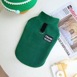 Chaleco para Perros y Gatos Ropa de Otoño Invierno Cálida de Vellón, Ropa para Mascotas tipo Pull-Along para Perros Pequeños como Teddy Bichon Pomerania