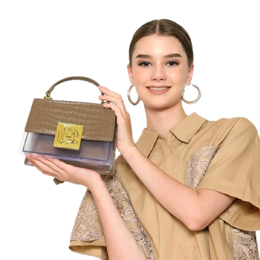 Tas 199727  Jelly Wanita Motif Croco Sangat Eegan dan mewah.