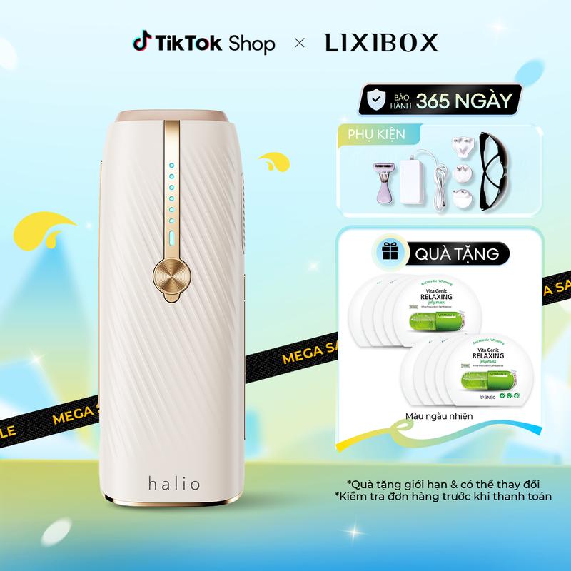 [KOLs] Máy Triệt Lông Lạnh Sapphire Halio InfinityGlow Advanced IPL Sapphire Cooling Hair Removal Device - Phù hợp cho Da Nhạy Cảm Nữ và Nam