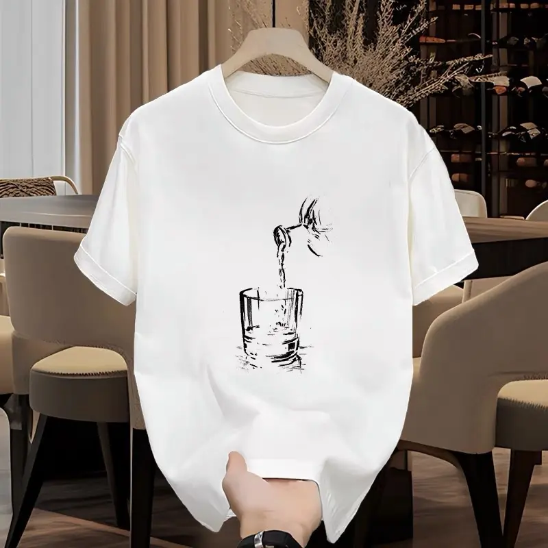 Kaos Tren Cetak Fashion Pria dan Wanita Muda 2025 - Bahan Nyaman - Toko Fashion Combed Cowok 4