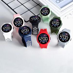 Jam Tangan LED Digital Kanak-Kanak & Remaja – Skrin Besar Sporty | Paparan PM, Kalori, Denyut, Langkah