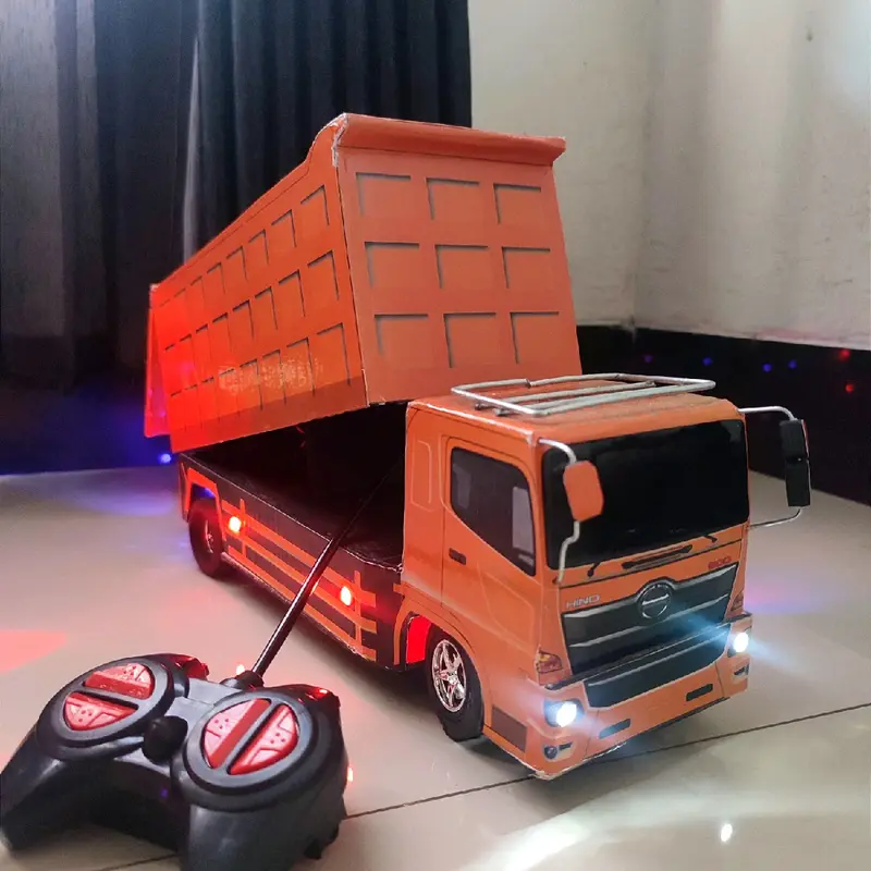 Dump hino remot control miniatur truk anak anak 2