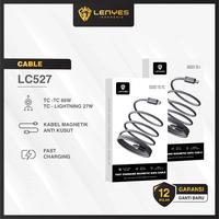 Gambar LENYES LC527 Kabel Data Fast Charging 27W 60W Magnetic Braided Data Cable Charger Nylon - Type C To Lightning dari LENYES INDONESIA Kota Administrasi Jakarta Pusat 1 Tokopedia