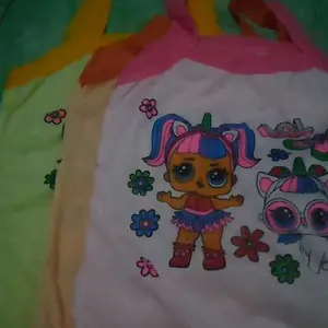 3,6,12Pcs Kaos Dalam Singlet Tanktop Anak Perempuan Motif Lol Fashion