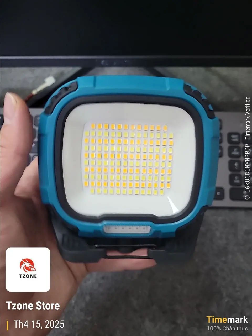 Đèn led cầm tay siêu sáng, có nam châm, sạc type c