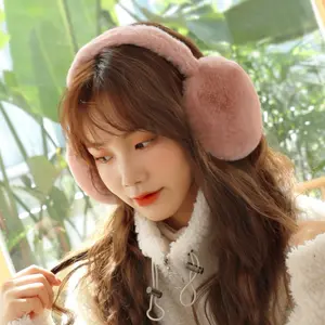 Penutup Telinga Musim Dingin Earmuffs Winter Edition Wanita Type For Adults Supoort Sensasi Warm Fit Bulu Soft Thick Korean Style Kekinian Modern Inner Foam Lembut Bulu Polyester Good Quality Snowy Earmuff