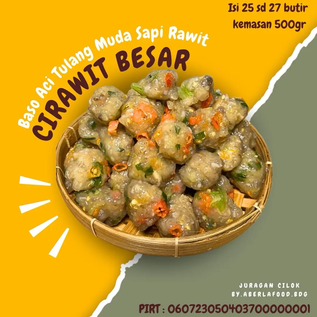 Juragan Cilok - Cirawit Cirawang Topping Seblak isi 25 sd 27 Besar Bawang Pedas