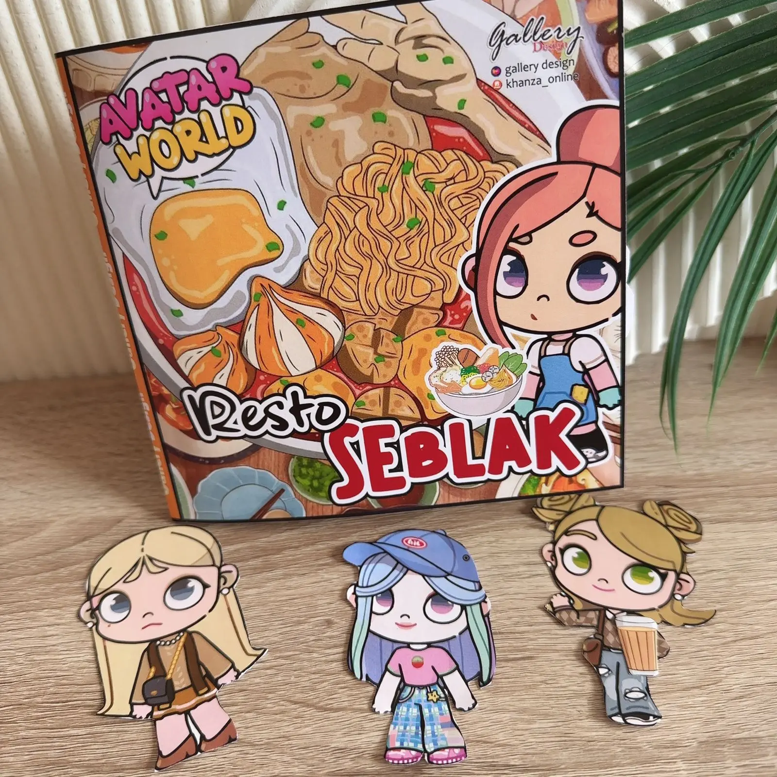 RESTO SEBLAK AVATAR Paperdoll Bongkar Pasang Besar