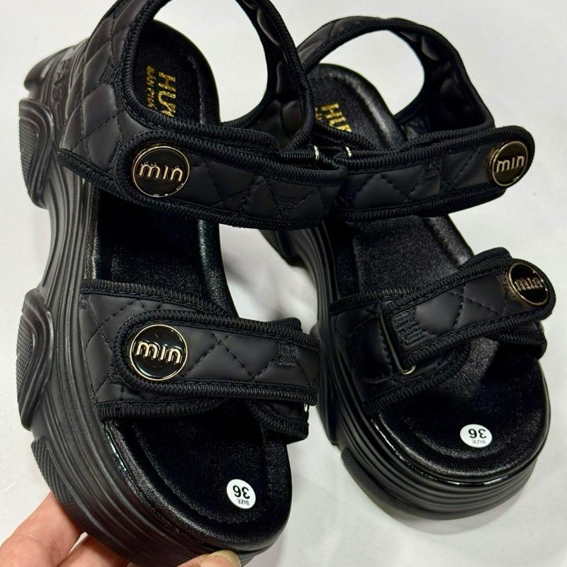 Dép Sanldan 2 Quai Trần Trám Cao 5cm - Giày Đi Biển - DéP, Shoes Nữ Sandal