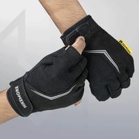 Gambar Sarung Tangan Pria Wanita Motor Hikemore Gloves 04 Riding - Black Navy, M dari Hikemore Kab. Tangerang 5 Tokopedia