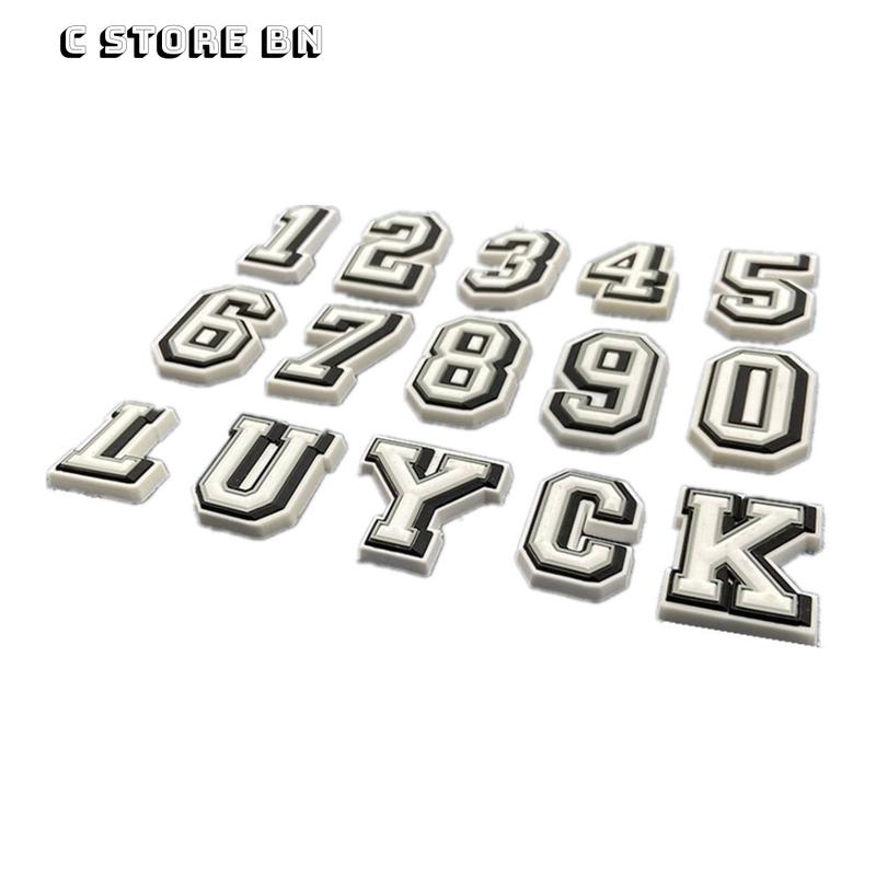 Charm Jibitz chữ số trang trí đa dạng tên - C Store BN