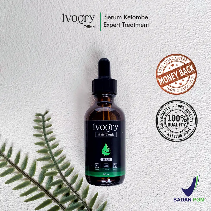 [BUNDLING 2 HEMAT] Ivogry Serum Anti Ketombe | Hair Serum Tonic Anti Dandruff Expert Treatment 50ml | Bergaransi  Ketombe Hilang Gatal Kering Perempuan Laki-Laki Haircare Tetes Psoriasis 4