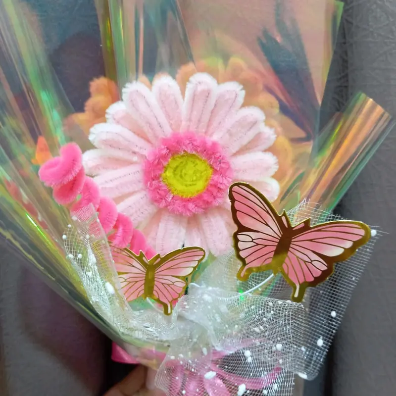 Buket Bunga Daisy Mix Kupu-Kupu/Buket 1 tangkai 3