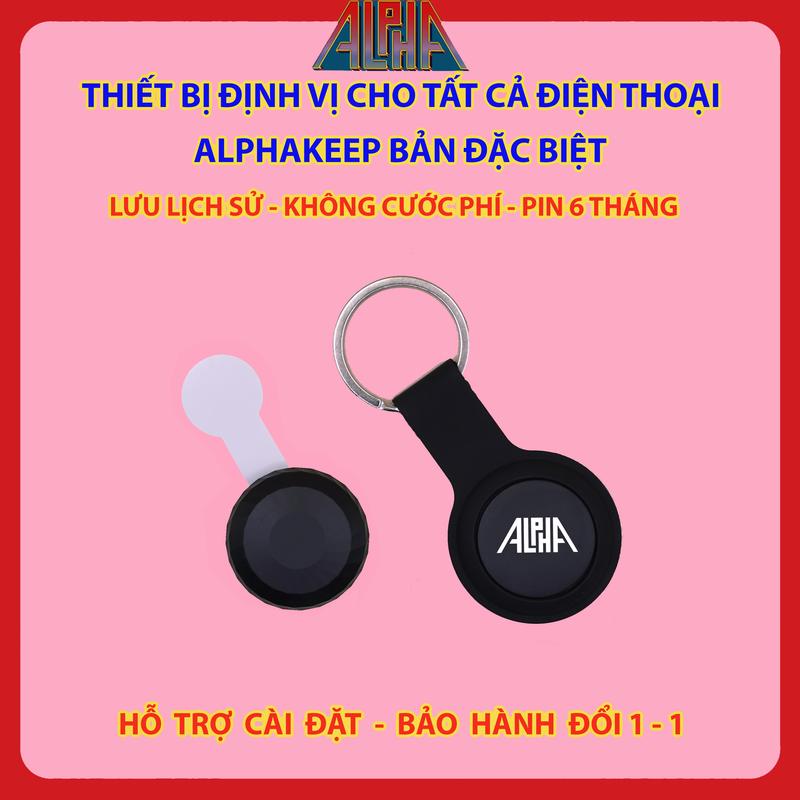 Thiết Bị Định Dành Cho IP và Android AlphaKeep Bản Đặc Biệt : App Tiếng Việt - Lưu Lịch Sử - Định Vị - Không Nút Nguồn