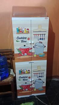 Product Review of NAIBA - Mini Dish Rack Rak Piring 5 Susun Dapur plastik tulip from R**i 1
