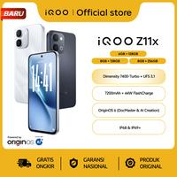 Gambar iQOO Z11x, Dimensity 7400-Turbo, 7200mAh Big Battery, 44W FlashCharge, OriginOS 6, vivo AI, 120Hz Display, IP68&IP69+ dari vivo Indonesia Kab. Tangerang 1 Tokopedia