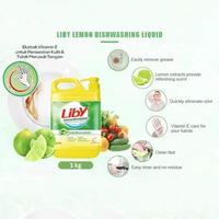 Gambar 【Promo Exclusive】LIBY Lemon Dishwashing Sabun Cuci Piring Liquid 1 Liter Pump - Cairan Pencuci Piring Pengangkat Minyak dengan Esensi Buah Lemon Segar 1 Kg / 1000 mL / 1 Liter - 1PCS LEMON  dari Liby Official_NEW Kab. Tangerang 4 Tokopedia
