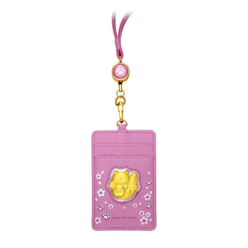 CHOW TAI FOOK 999.9 Pure Gold Coin - Fortune Cat and Daruma R25102